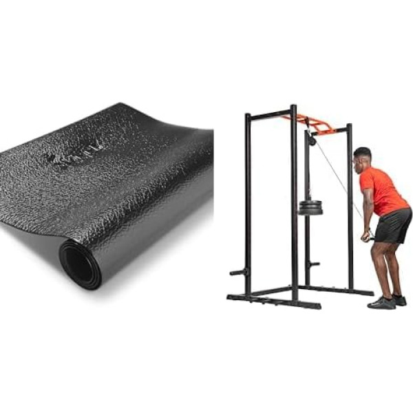 Sunny veselības un fitnesa aprīkojuma paklājs Nr. 083 + LAT Pull Down stiprinājums SF-XFA006