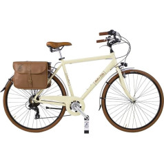 Canellini Via Veneto ar velosipēdu City Bike CTB Vīriešu Vintage Retro Dolce Vita Aluminium Beige