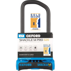 Oxford LK322 U-Lock U-Lock zils/melns