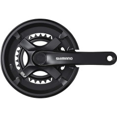 Shimano Unisex - Pieaugušajiem TY501 kloķvārpstu komplekts melns 170mm