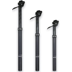 DJC velosipēdu Dropper Seatpost 100 mm 125 mm 150 mm 150 mm 175 mm ceļojums Manuālā vadības svira Regulējams sēdekļa statīvs Bezvadu MTB Road Bike Hidrauliskā EXA forma Speedup