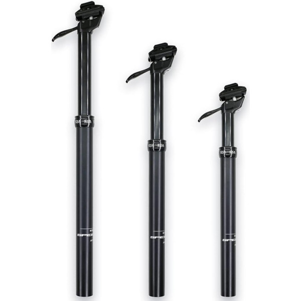 DJC velosipēdu Dropper Seatpost 100 mm 125 mm 150 mm 150 mm 175 mm ceļojums Manuālā vadības svira Regulējams sēdekļa statīvs Bezvadu MTB Road Bike Hidrauliskā EXA forma Speedup