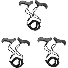 MILISTEN Pack of 3 Survival Chain, rokas virves zāģis, portatīvais ķēdes zāģis, ķēdes zāģis izdzīvošanai, kabatas ķēdes zāģis, kempinga zāģis, mini stieples zāģis, rokas ķēdes zāģis, kabatas zāģis, melns