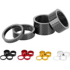 KOVNOVI Road Bike Headset Spacer Fit 1 1/8 collu 28,6 mm Stem priekšējā dakšas regulēšanas starplika 5 mm 10 mm 15 mm 20 mm 20 mm