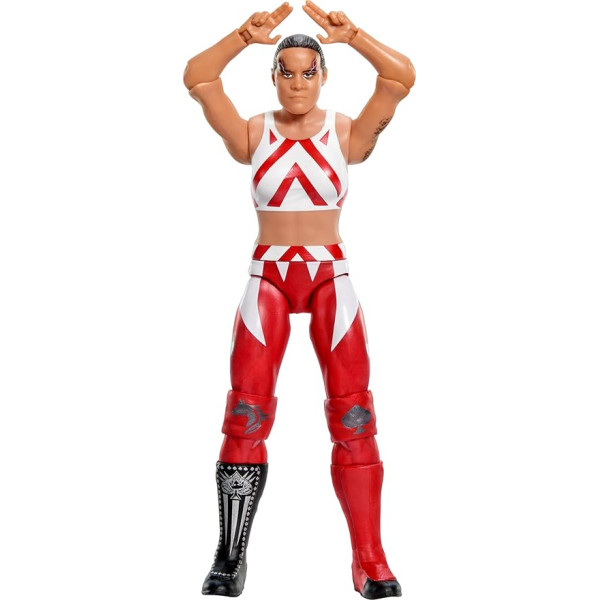 Mattel WWE 6 collu kolekcionējama Shayna Baszler figūriņa ar 10 artikulācijas punktiem un reālistisku izskatu