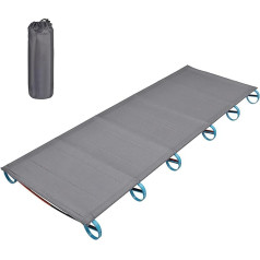 KOCAN Pārnēsājamā āra kempinga gulta Alumīnija sakausējuma Traval Cot Ultralight Tent Bed for Mountaineering, Ultralight Bed