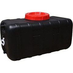 JIESOO Pārnēsājams auto kempinga ūdens rezervuārs Black Food Safe Large Plastic Bucket Dzeramā ūdens konteiners Portable Bucket Household Drinking Water Storage