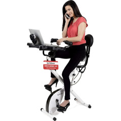 FitDesk Unisex pieaugušo 3.0 galda trenažieris, balts, M