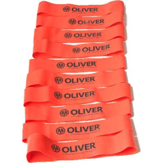 OLIVER Rubber-O Resistance Band Strong Set of 10 Fitness Resistance Booty Band