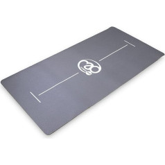 Fitness Mad Jumping Mat, biezs treniņu aprīkojuma paklājs, lēkšanas virves paklāji iekštelpām un āra telpām, HIIT, treniņiem, boksam un dubultiem treniņiem, Grey