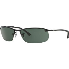 Ray-Ban saulesbrilles metāliskas RB 3183 pelēkas 63