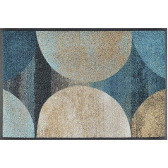 mazgāt+žāvēt Galaxia paklājs 40 x 60 cm iekštelpām un ārpus telpām mazgājams tirkīza krāsā