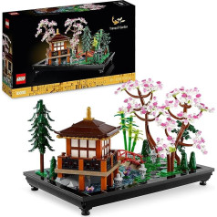 LEGO Ikonas Klusuma dārzs, botāniskais zen dārza komplekts pieaugušajiem ar lotosa ziediem, pielāgojams galda dekors, iedvesmojies no Japānas, pārdomāta dāvana sievietēm un vīriešiem 10315