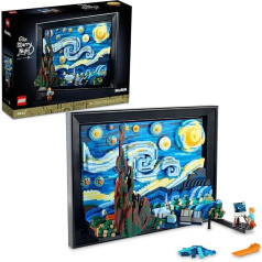 LEGO Ideas Vincent Van Gogh - Zvaigžņotā nakts 21333 3D mākslas būvēšanas un izstāžu modeļu komplekts pieaugušajiem (2316 gabaliņi)