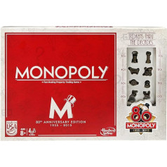 Monopols Hasbro 80. Jahrestag (angļu valodā) [UK Import]