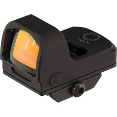 UTG Unisex Utg® Op3 Micro, Rød 4.0 Moa Single Dot, Adaptive Base Luminous Dot Visor, juodas, vienas dydis EU