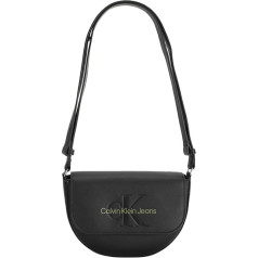 Calvin Klein Jeans Women's Sculpted Saddle Bag22 Mono K60k611223 Bags