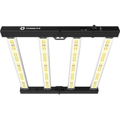 FARMLITE LED augšanas lampa Augšanas gaismas augu lampa LED pilna spektra iekštelpu augu lampa Siltumnīcas LED apgaismojums Piemērots 4 x 4 ft (260 W)