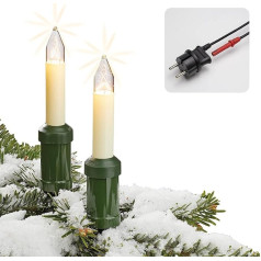 Hellum Shaft Candle iekštelpu pasaku gaismas dažādos dizainos