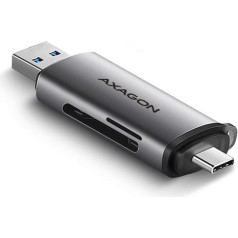 Axagon Cre-sac ārējais karšu lasītājs usb3.2 gen 1 type-c + type-a sd/microsd