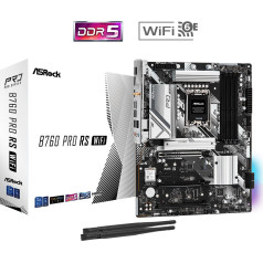 Pamatplate b760 pro rs wifi s1700 4ddr5 dp/hdmi m.2 atx