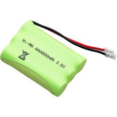 8222# 3v6 800mah nimh akumulators 3x aaa