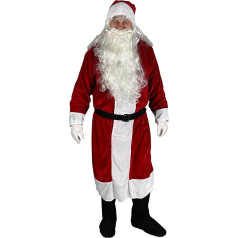 Bad Taste Santa Claus Costume 6 Pieces Santa Claus Costume Plus Size XL/XXL