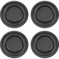 uxcell Diametrs 28 mm skaļruņa pasīvā dzesētāja vibrācijas plāksne Zemfrekvences vibrācijas membrāna DIY Bass zemas frekvences 4 Pack