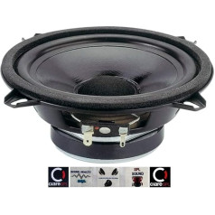 1 CIARE CW130Z zemfrekvences skaļrunis 13 cm 130 mm 5,25 collu diametrs 50 W rms un 100 W max 4 omu vati auto durvju gumijas balstiekārta 88 dB SPL, 1 gab + 5 bezmaksas uzlīmes