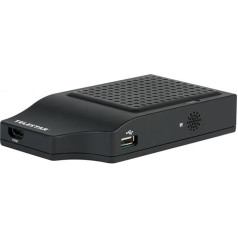 Telestar Telemini HD digitaler HDTV-Receiver (HDMI, PVR ready, inkl. Zigarettenanzünderkabel und Netzteil) schwarz