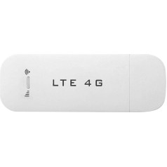 4G LTE USB tīkla adapteris WLAN Hotspot Router Modem Stick, tīkla adapteris koplietošanai līdz 10 WLAN lietotājiem, Micro S D atmiņa, paplašināšana līdz 32 GB (ar WiFi funkciju)