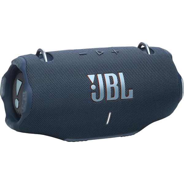 JBL Xtreme 4 Music Box zilā krāsā - pārnēsājams Bluetooth skaļruņu skaļrunis ar dziļiem basiem, AI skaņas pastiprinātāju un iebūvētu barošanas bloku - ūdens un putekļu izturīgs - 24 darbības laiki