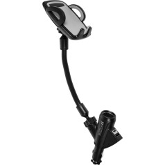 Hemobllo Telefonhalter Autohalterung Für Telefon Zigarettenanzünder Telefon Autohalterung Auto Handyhalter Handyhalterung Autotelefonhalter USB EIN Ladegerät Wagen C81 Auto-ladegerät