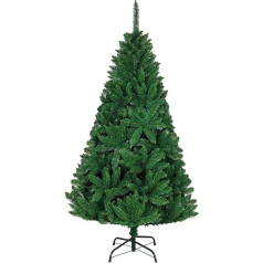 SHATCHI 5ft Deluxe Mākslīgā krūmainā Imperial priedes Ziemassvētku eglīte ar atvāžamiem zariem 404 zīmuļu uzgaļi ar metāla statīvu Ziemassvētku rotājumi