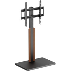 PureMounts TV Ständer, Standfuss, Universal Fernsehständer für 32-65 Zoll Samsung, LG, Philips, Panasonic UVM., Max. Vesa 400x400 ir 40 kg, schwarz