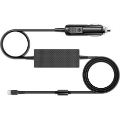 HKY 65W auto lādētājs USB C, 12V-24V barošanas avots C tipa PD piezīmjdatora lādētājs klēpjdatoram, auto lādētājs klēpjdatoram 13 Portatīvais adaptera lādētājs