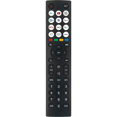 VINABTY EN2AD36H Rezerves tālvadības pults, kas piemērota Hisense 32 collu LCD HD Ready 2023 32A4K Smart TV EN2AD36H 32E43NT 40E43NT 40E43NT 40A4N 32A4N 32A4N