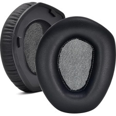 RS165 Rezerves ausu spilventiņi, kas saderīgi ar Sennheiser HDR RS165 RS165 RS175 RS185 RS195 austiņām Mīksta proteīna ādas austiņas Memory Foam Ear Cups Remonta daļas Black