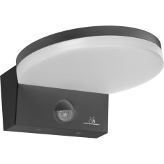 LED judesio jutiklio lempa , PIR judesio jutiklis, pilka, 15W, IP65, 1560lm, neutralios baltos spalvos (4000K) MCE344 GR