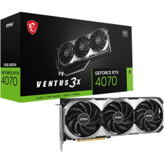 Grafiskā karte rtx 4070 ventus 3x e1 12g oc gddr6 192bit 3dp