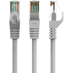 Patch cord cat.6 vara utp 20m pelēks