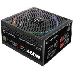 Toughpower grand rgb sync 650w mod. barošanas bloks (80+ gold, 4xpeg, 140mm)