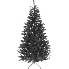 SHATCHI Black 4 ft/120 cm mākslīgā Ziemassvētku eglīte Alaskan Pine 230 Tips Xmas Home Decorations 1,2 m metāla statīvs, plastmasas