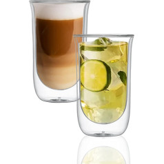 Bewunder Milano Latte Macchiato termisko glāžu komplekts (2 x 350 ml), ar dubultiem sieniņiem, 2 glāžu komplekts (bez roktura)