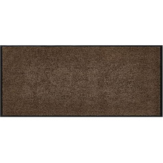 andiamo Super Verdi paklājs iekštelpām un segtām ārtelpām ar neslīdošu pamatni, piemērots mazgāšanai veļas mašīnā - brūns, 60 x 90 cm