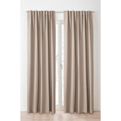 Jotex Ridå daudzfunkcionāls aptumšojošs aizkars, 100% poliesters (1 gabals), lina bēšs, 220 cm