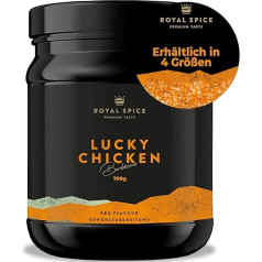 Royal Spice Lucky Chicken 700g - Chicken Spice & BBQ Rub Spice Mix for Chicken Wings & Whole Grill Chicken - For Perfect, Even Browning & Crispy Skin from Grill & Smoker