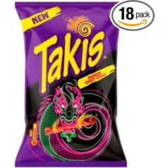 TAKIS - saldā čilli kukurūzas uzkoda - (1 x 100 g)