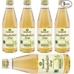 Alnatura Elderflower sīrups 330 ml x 5 gab.