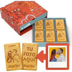 60 sīkfaili ar fotoattēlu, komplektu un veltījumu - ietilpst kaste ar radošu dizainu - ideāli piemērota kā personalizēta un oriģināla dāvana - Amour Box